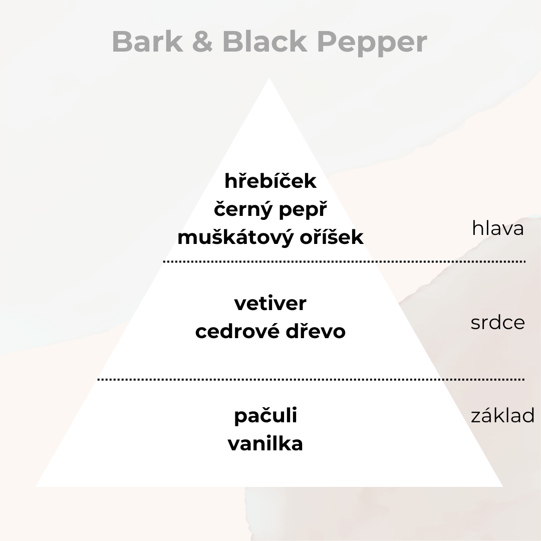 bark and black pepper